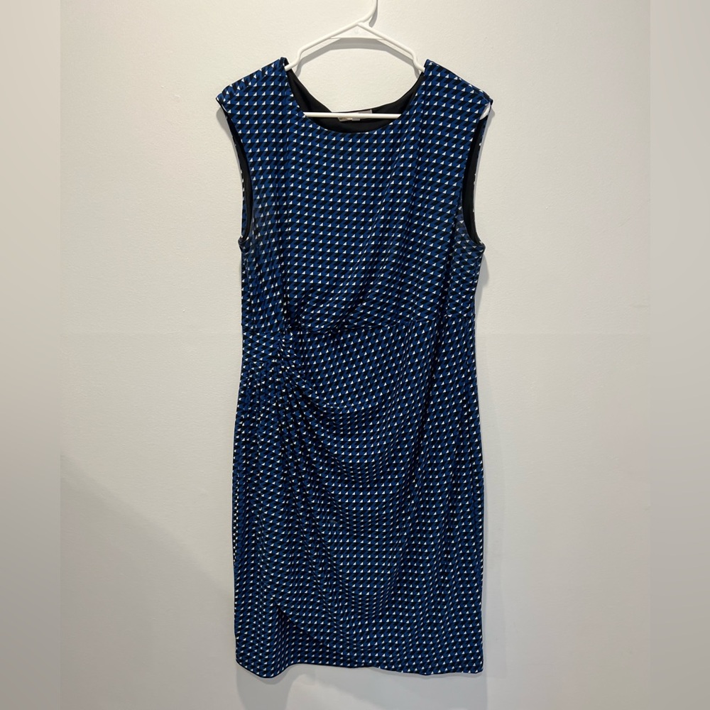 Patterned work dress with cuff sleeves - Signature Sadie Brand size 14W
